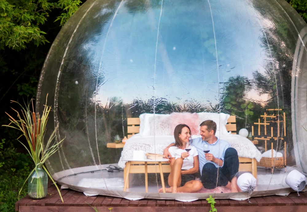 can you live in a bubble tent