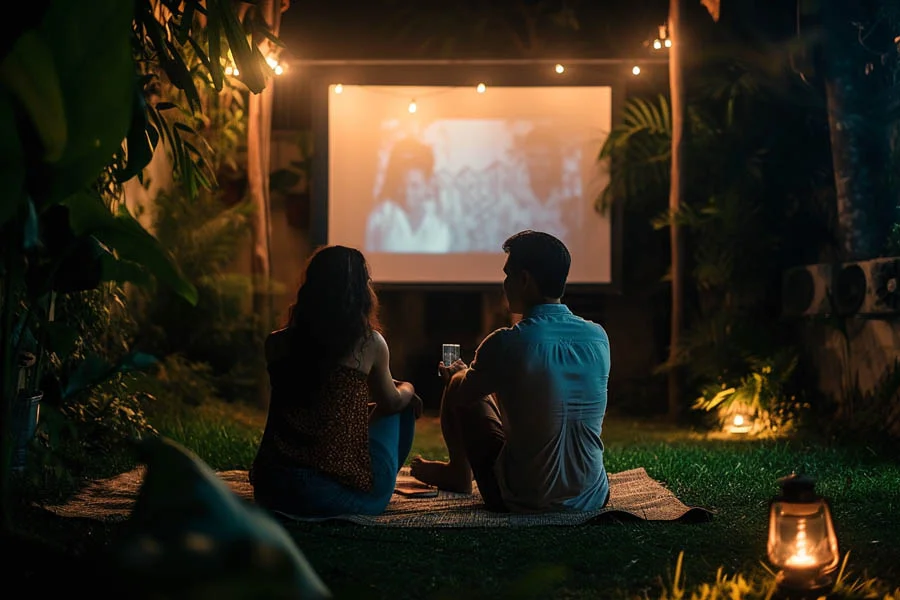 top rated outdoor movie projectors